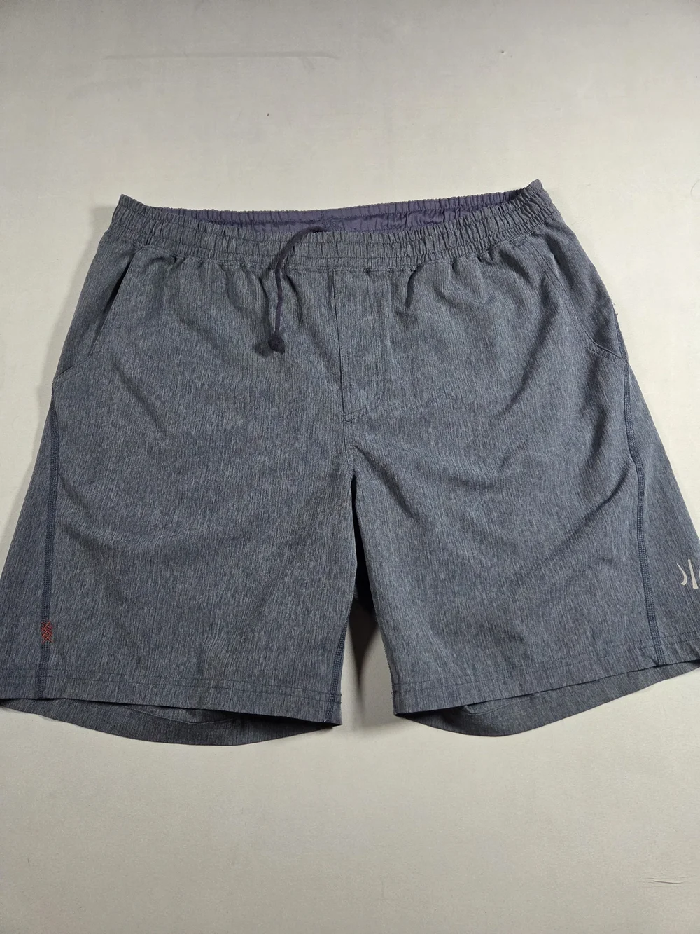 RHONE Men's Heather Grey Performance Drawstring Shorts XXL